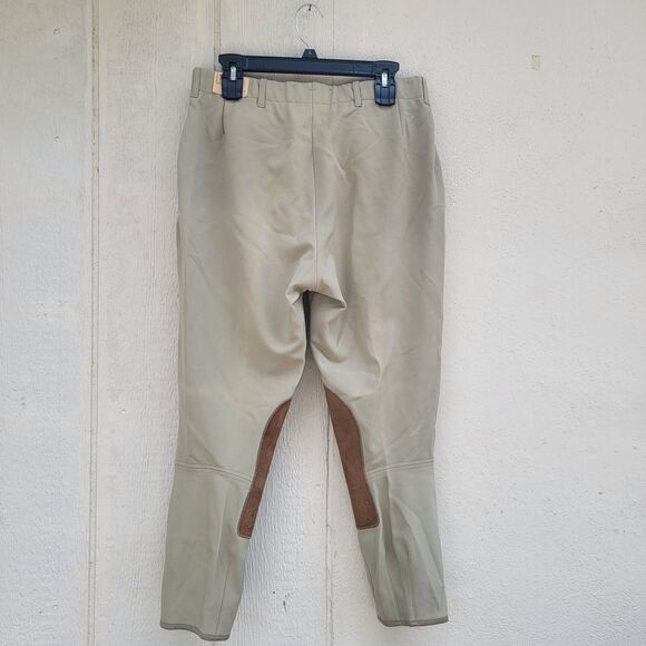 NWT The Tailored Sportsman Women's Tan Beige English Riding Pants Size 32 R - Picture 2 of 5